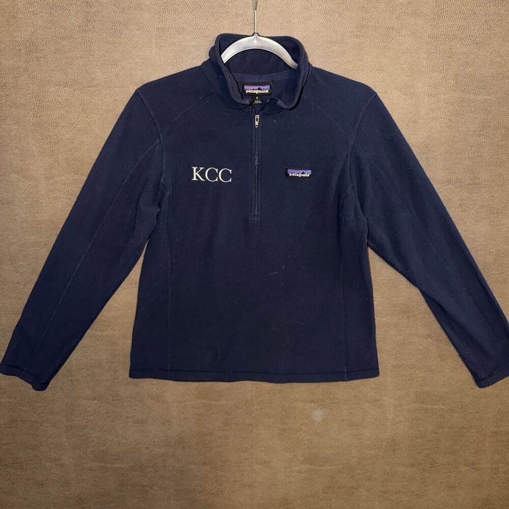 Patagonia Modern Navy Micro D Quarter-Zip size M
